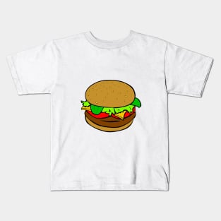 Yummy Hamburger Kids T-Shirt